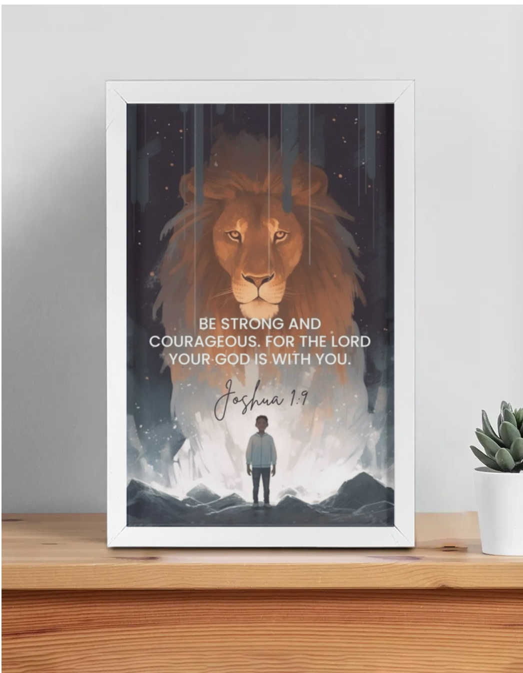 Be Strong Framed Wall Poster