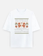Christmas Knit oversized Christian t-shirt - Eternus Wear