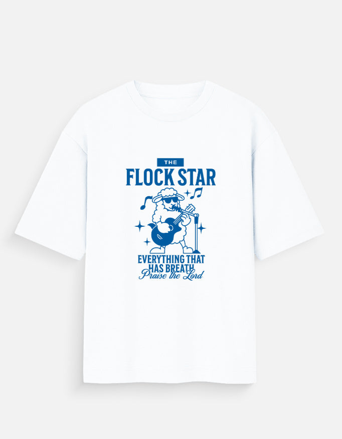 Flock Star oversized Christian t-shirt - Eternus Wear