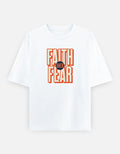 Faith Over Fear oversized Christian t-shirt - Eternus Wear