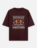Christmas Knit oversized Christian t-shirt - Eternus Wear
