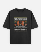 Christmas Knit oversized Christian t-shirt - Eternus Wear
