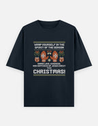 Christmas Knit oversized Christian t-shirt - Eternus Wear