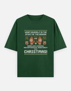 Christmas Knit oversized Christian t-shirt - Eternus Wear
