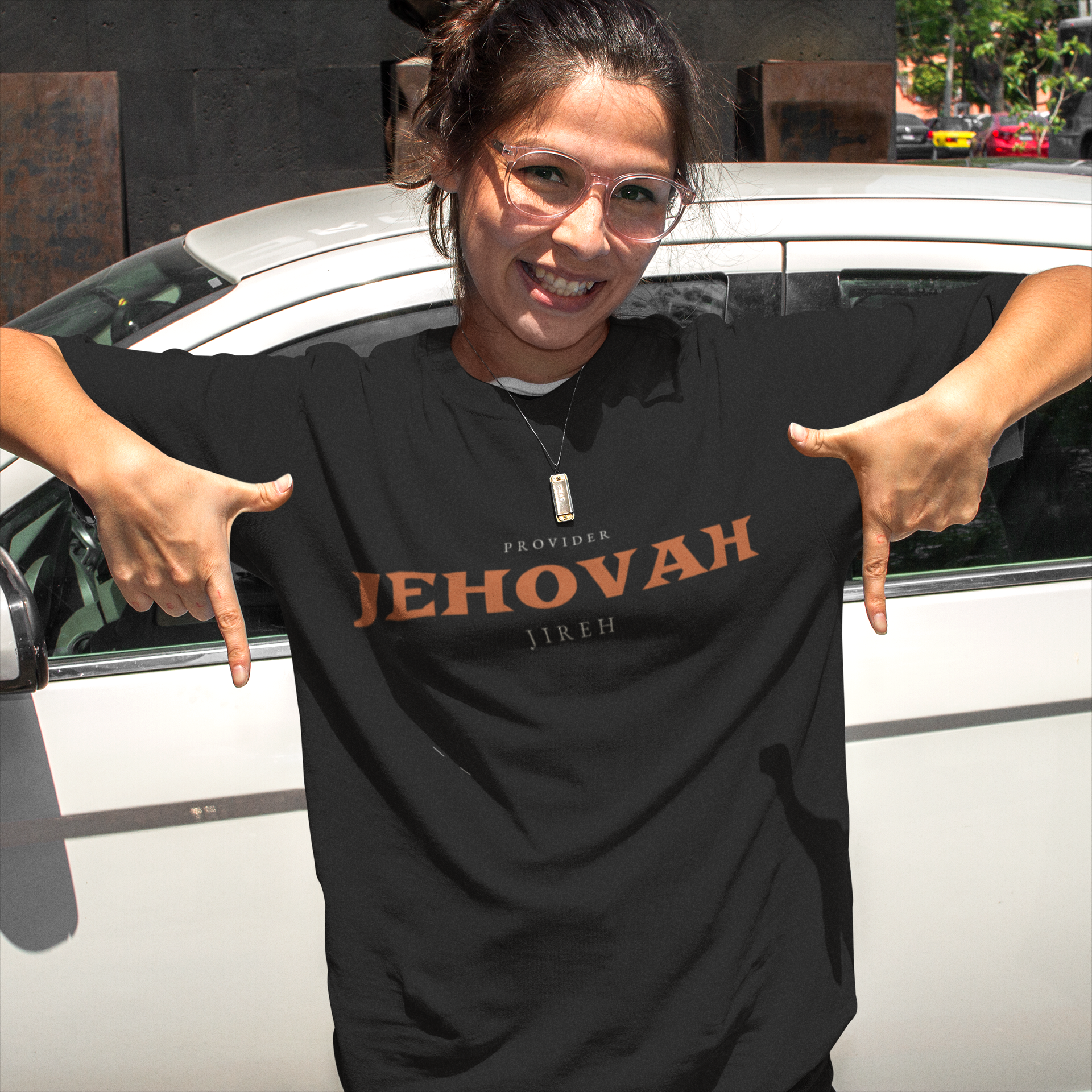 Jehovah Jireh Terry Oversized Tee