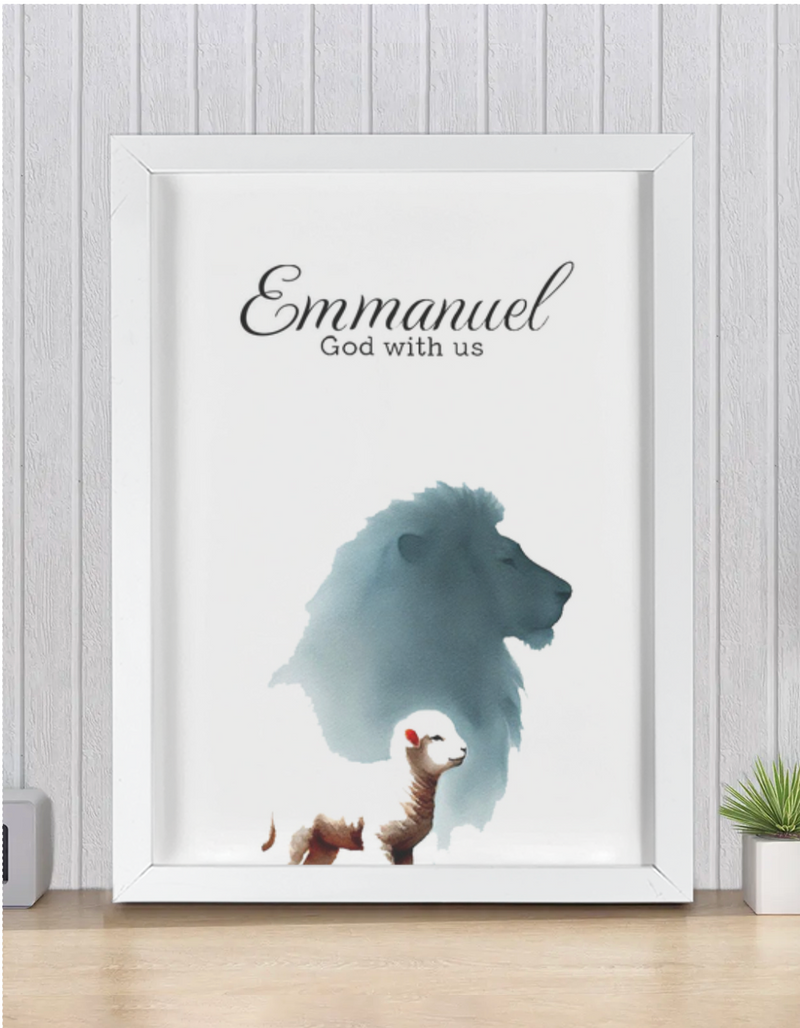 Emmanuel Framed Wall Poster