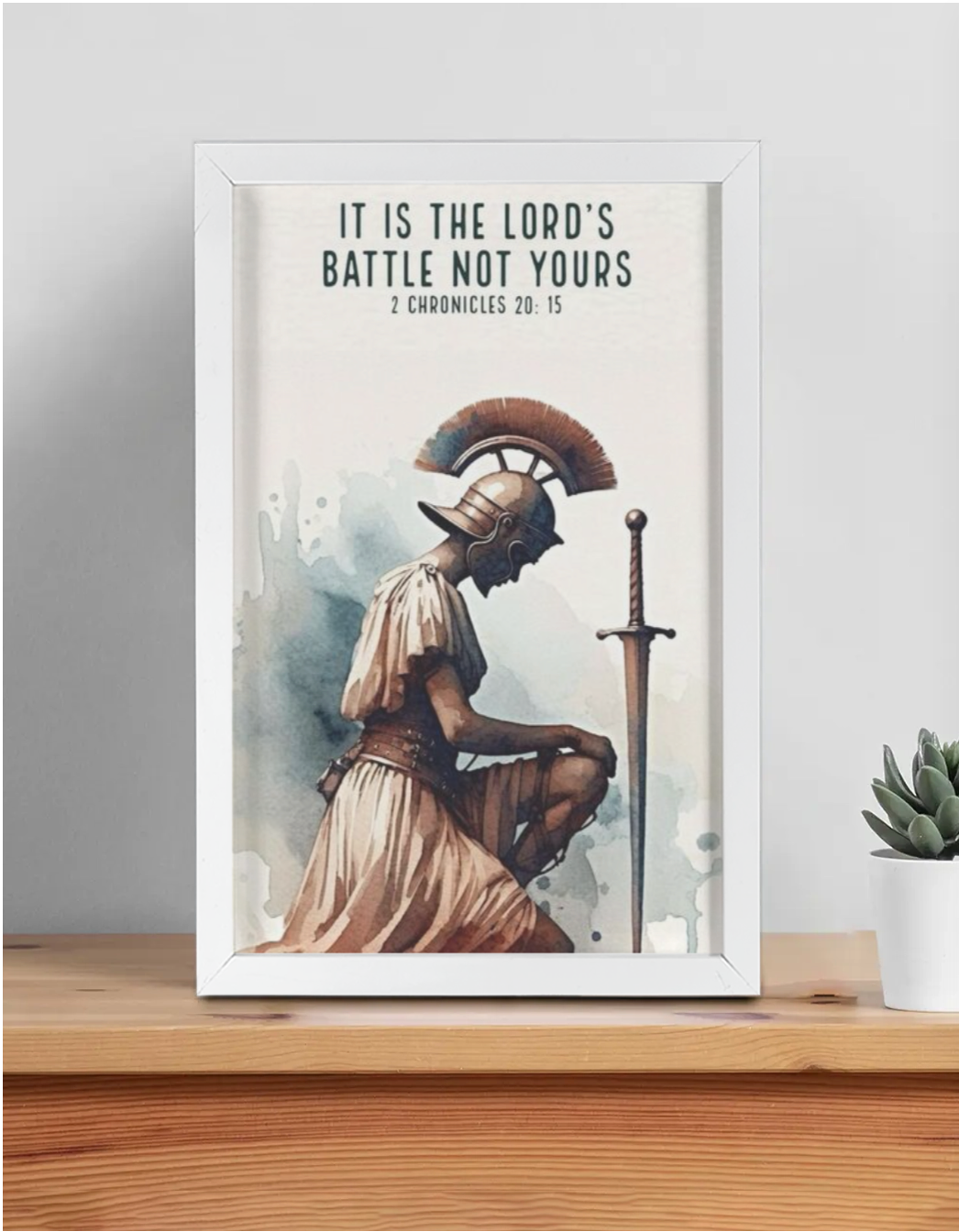 Lord's Battle Framed Wall Poster
