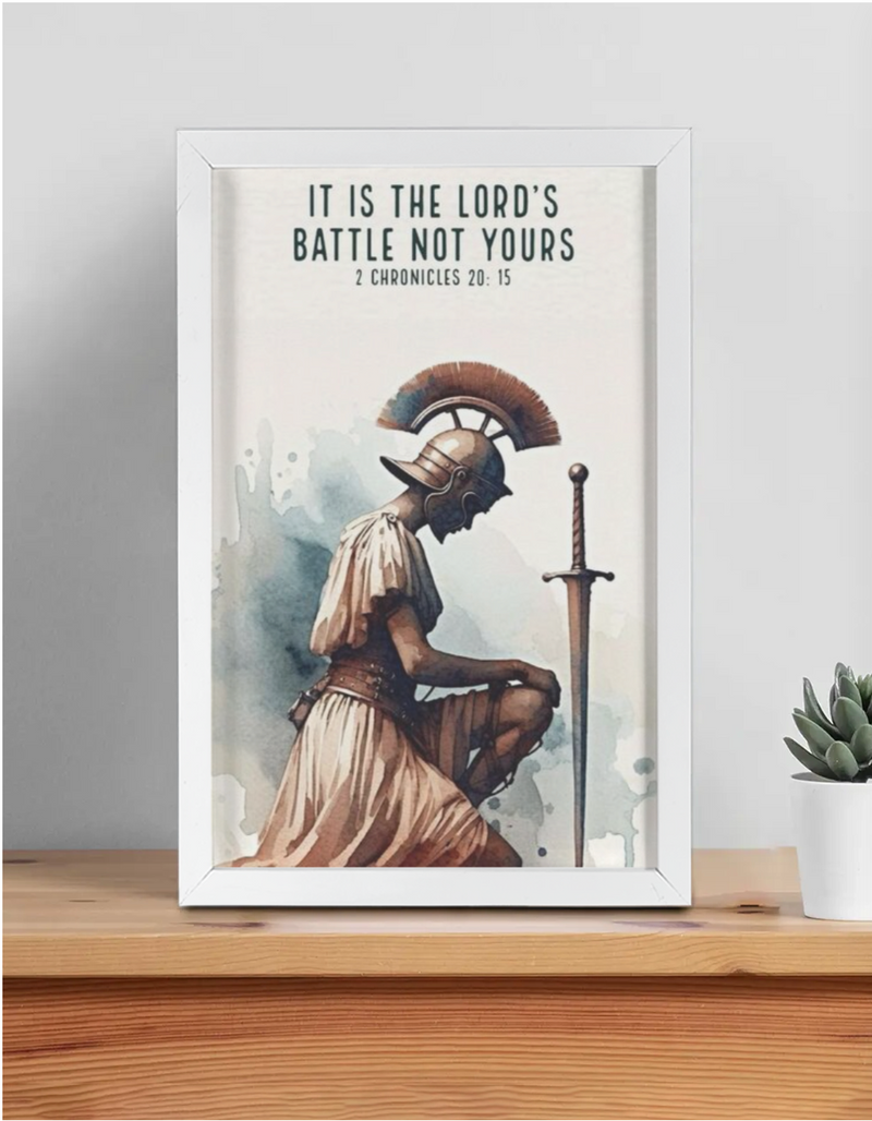 Lord's Battle Framed Wall Poster