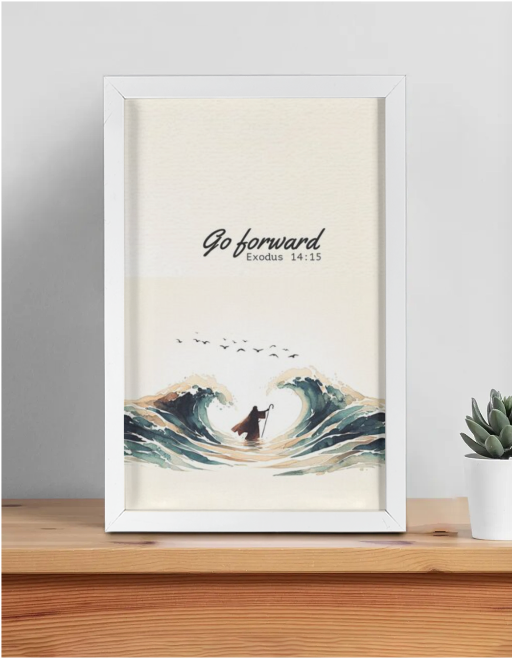 Go Forward Framed Wall Poster