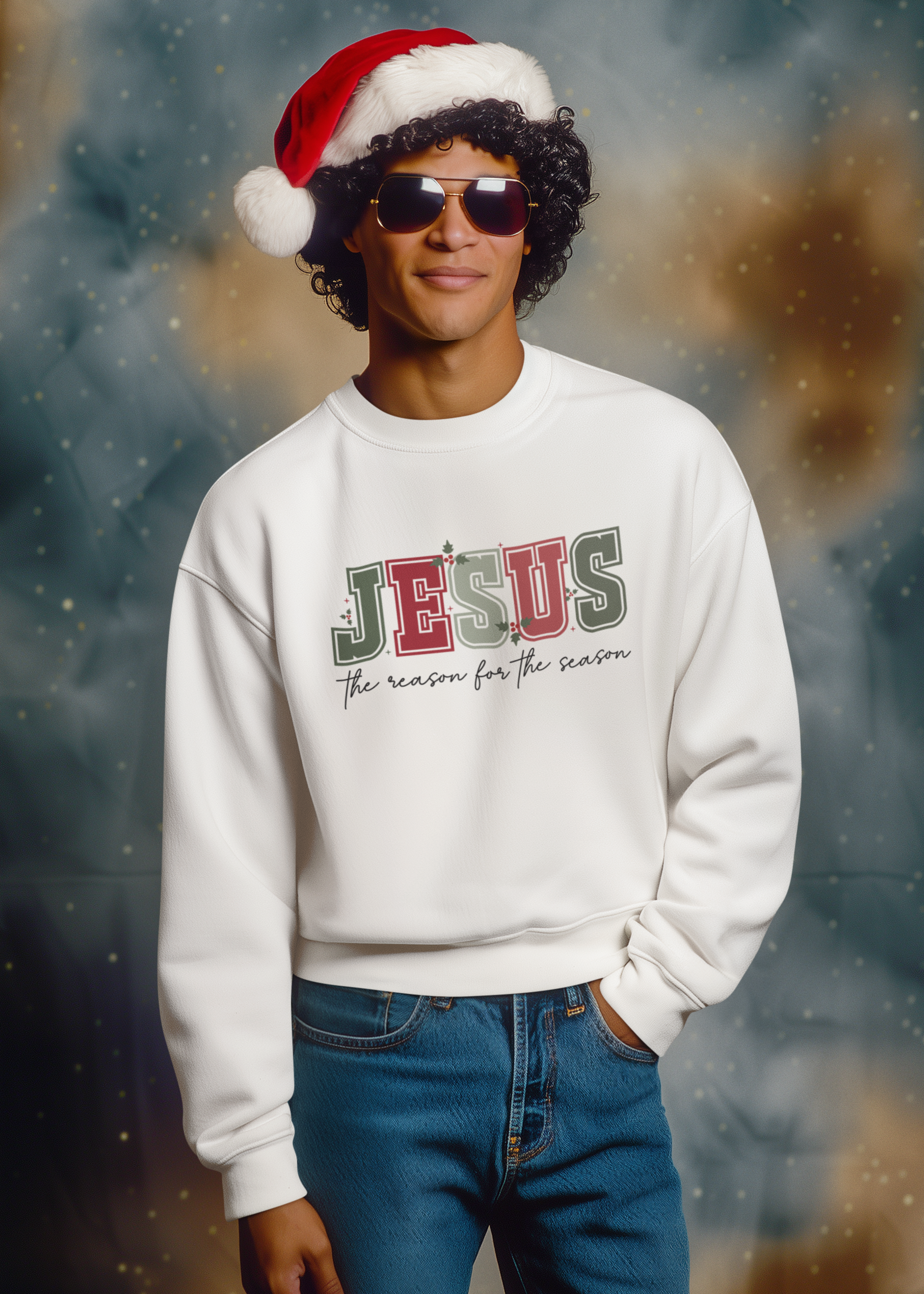 Christmas Season Unisex Oversized Sweatshirt